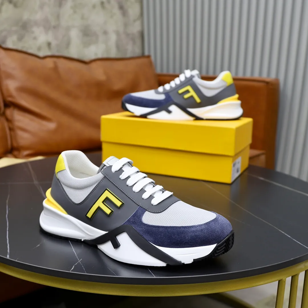 Men's men's shoes 290🔥Brand: FENDI Size: 38-44 (45, 46 customized) Grade: Original quality High version Material: Imported cowhide ➕ High-quality and comfortable lining Original lightweight non-slip outsole Style category: Travel Fashion casual shoes Versatile trend
